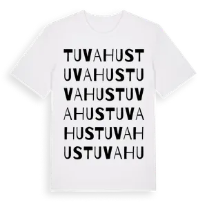 Tuvahus ordlek t-shirt – ekologisk bomull t-shirt från Pinshirt