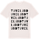 Vintage White t-shirt med Tuvelund ordlek t-shirt
