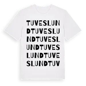 Tuveslund ordlek t-shirt – ekologisk bomull t-shirt från Pinshirt