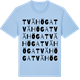 Blue Soul t-shirt med Tvähöga ordlek t-shirt