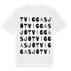 Tviggasjö ordlek t-shirt