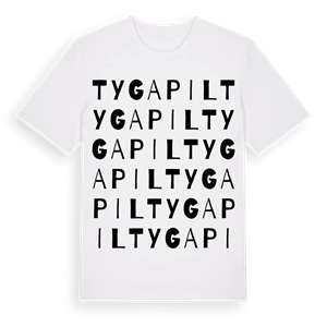 Tygapil ordlek t-shirt – ekologisk bomull t-shirt från Pinshirt