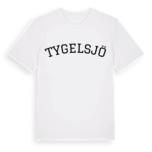 Tygelsjö böjd t-shirt – ekologisk bomull t-shirt från Pinshirt