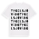 Tygelsjö Vång ordlek t-shirt