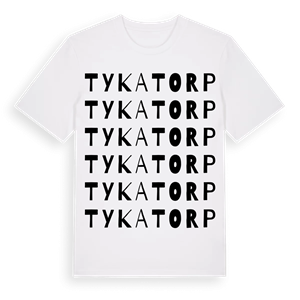 Tykatorp ordlek t-shirt – ekologisk bomull t-shirt från Pinshirt