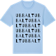 Blue Soul t-shirt med Ubbalt ordlek t-shirt