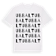 Ubbalt ordlek t-shirt