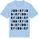 Blue Soul t-shirt med Uddarp ordlek t-shirt