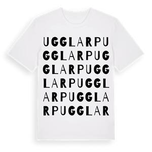 Ugglarp ordlek t-shirt – ekologisk bomull t-shirt från Pinshirt