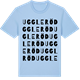 Blue Soul t-shirt med Uggleröd ordlek t-shirt