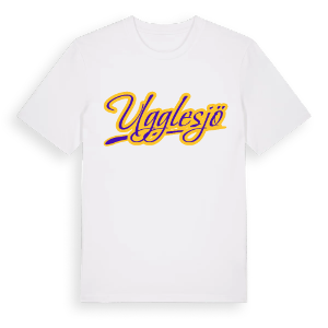 Ugglesjö baseball t-shirt – ekologisk bomull t-shirt från Pinshirt
