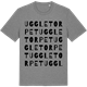 Mid Heather Gray t-shirt med Uggletorpet ordlek t-shirt