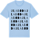 Blue Soul t-shirt med Ulaboda ordlek t-shirt