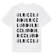 White t-shirt med Ulricelund ordlek t-shirt