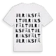 Ulriksfält ordlek t-shirt