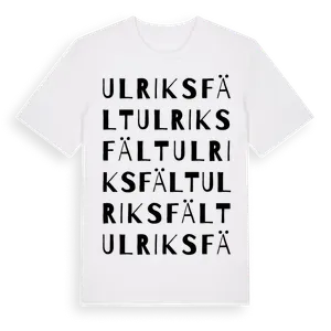 Ulriksfält ordlek t-shirt – ekologisk bomull t-shirt från Pinshirt