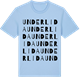 Blue Soul t-shirt med Underlida ordlek t-shirt
