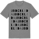 Mid Heather Gray t-shirt med Underlida ordlek t-shirt