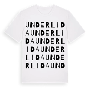 Underlida ordlek t-shirt – ekologisk bomull t-shirt från Pinshirt