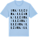 Blue Soul t-shirt med Urkille ordlek t-shirt