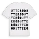 Utteröd ordlek t-shirt