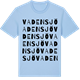 Blue Soul t-shirt med Vadensjö ordlek t-shirt