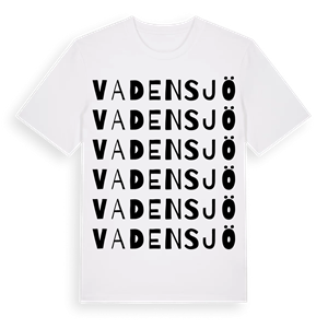 Vadensjö ordlek t-shirt – ekologisk bomull t-shirt från Pinshirt