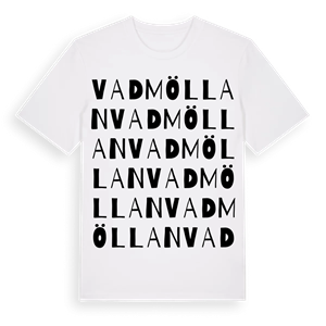 Vadmöllan ordlek t-shirt – ekologisk bomull t-shirt från Pinshirt