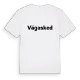 Vägasked fetstil t-shirt