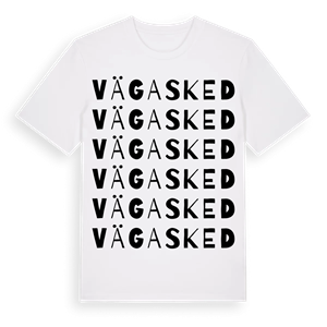Vägasked ordlek t-shirt – ekologisk bomull t-shirt från Pinshirt