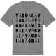 Mid Heather Gray t-shirt med Vägdala ordlek t-shirt