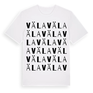 Väla ordlek t-shirt – ekologisk bomull t-shirt från Pinshirt