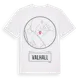 White t-shirt med Valhall t-shirt