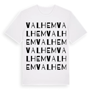 Valhem ordlek t-shirt – ekologisk bomull t-shirt från Pinshirt