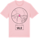 Pink Cotton t-shirt med Valje t-shirt