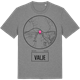 Mid Heather Gray t-shirt med Valje t-shirt