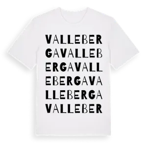 Valleberga ordlek t-shirt – ekologisk bomull t-shirt från Pinshirt