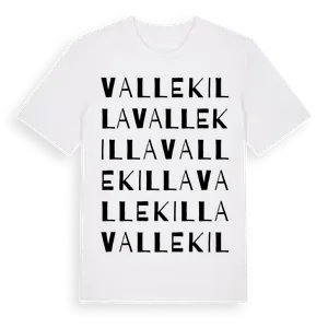 Vallekilla ordlek t-shirt – ekologisk bomull t-shirt från Pinshirt