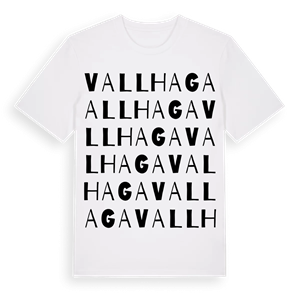 Vallhaga ordlek t-shirt – ekologisk bomull t-shirt från Pinshirt
