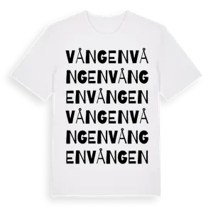 Vången ordlek t-shirt – ekologisk bomull t-shirt från Pinshirt