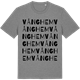 Mid Heather Gray t-shirt med Vånghem ordlek t-shirt
