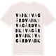 Vintage White t-shirt med Vankiva gård ordlek t-shirt