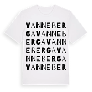 Vanneberga ordlek t-shirt – ekologisk bomull t-shirt från Pinshirt