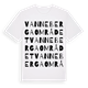 Vannebergaområdet ordlek t-shirt