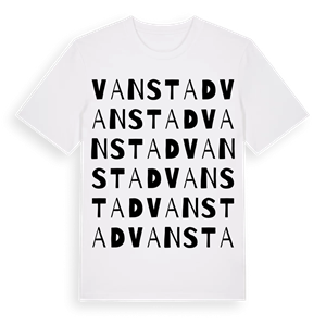Vanstad ordlek t-shirt – ekologisk bomull t-shirt från Pinshirt