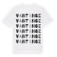 Vantinge ordlek t-shirt