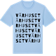 Blue Soul t-shirt med Värhuset ordlek t-shirt