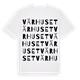 White t-shirt med Värhuset ordlek t-shirt