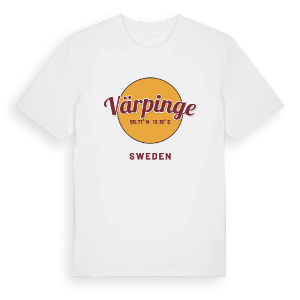 Värpinge cirkel t-shirt – ekologisk bomull t-shirt från Pinshirt