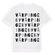 Värpinge by ordlek t-shirt